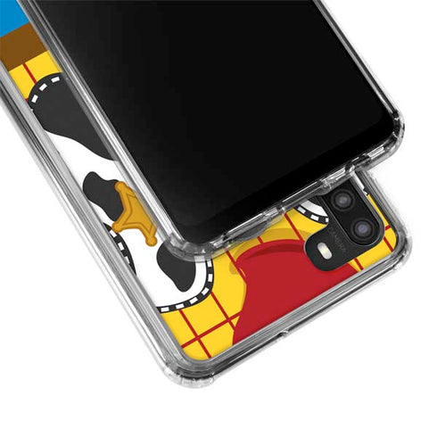 Disney Toy Story Woody Apparel Galaxy A21 Clear Case