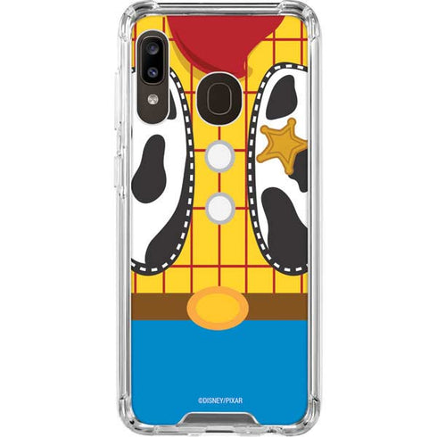 Disney Toy Story Woody Apparel Galaxy A30 Clear Case