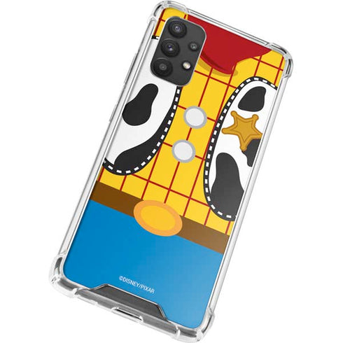 Disney Toy Story Woody Apparel Galaxy A32 5G Clear Case
