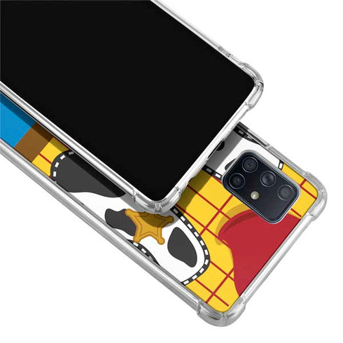 Disney Toy Story Woody Apparel Galaxy A51 5G Clear Case