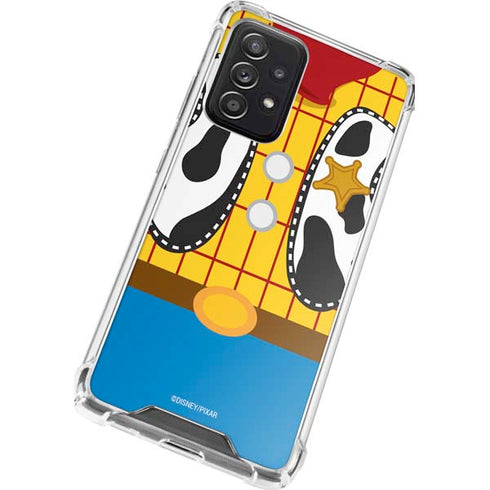 Disney Toy Story Woody Apparel Galaxy A52 5G Clear Case