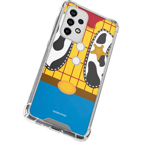 Disney Toy Story Woody Apparel Galaxy A53 5G Clear Case