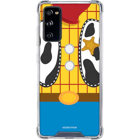Disney Toy Story Woody Apparel Galaxy S20 FE Clear Case