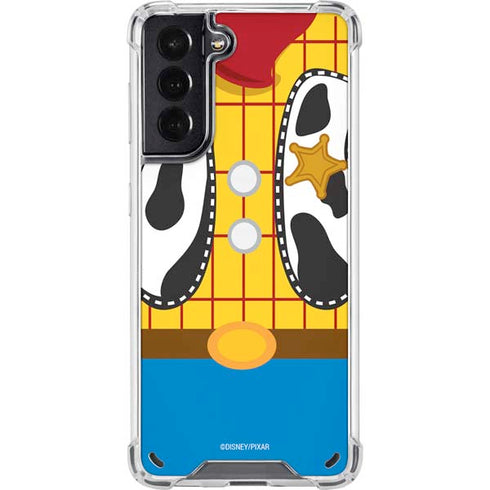 Disney Toy Story Woody Apparel Galaxy S21 5G Clear Case