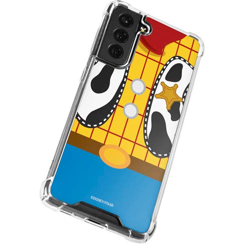 Disney Toy Story Woody Apparel Galaxy S21 FE Clear Case
