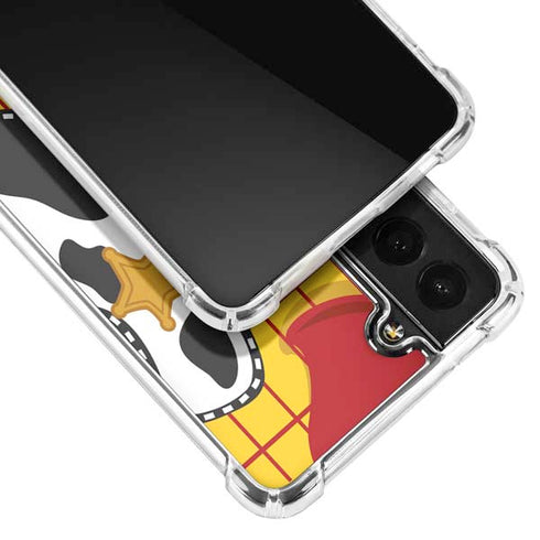 Disney Toy Story Woody Apparel Galaxy S21 FE Clear Case