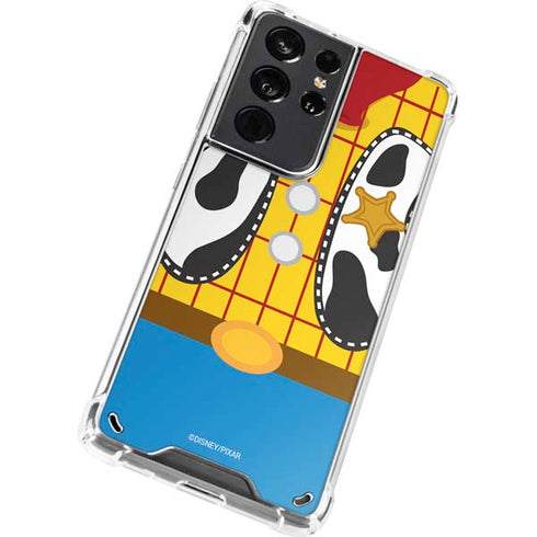 Disney Toy Story Woody Apparel Galaxy S21 Ultra 5G Clear Case