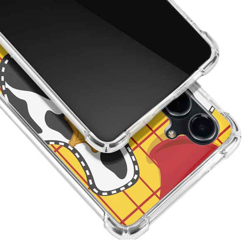 Disney Toy Story Woody Apparel Galaxy S23 FE Clear Case