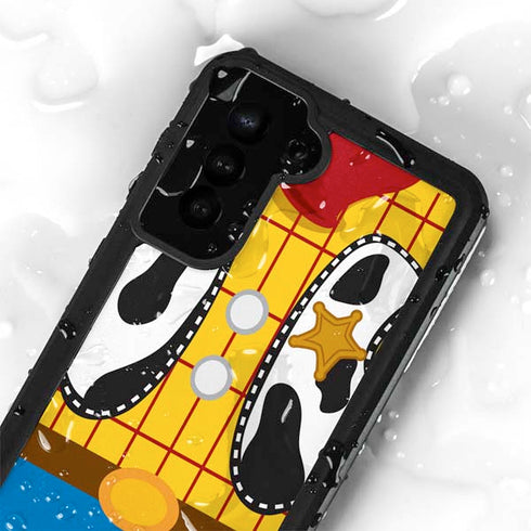 Disney Toy Story Woody Apparel Galaxy S23 Plus Waterproof Case