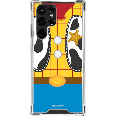 Disney Toy Story Woody Apparel Galaxy S24 Ultra Clear Case