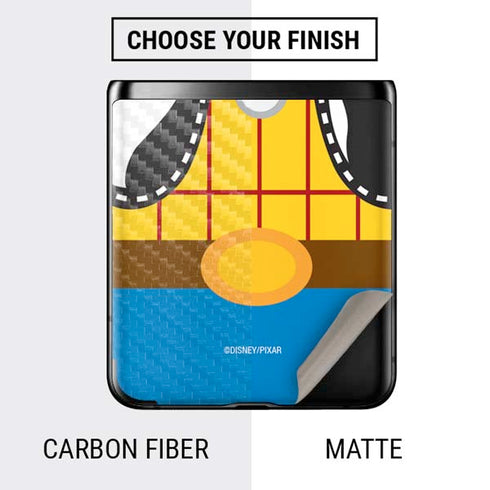 Disney Toy Story Woody Apparel Galaxy Z Flip Skin