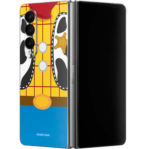Disney Toy Story Woody Apparel Galaxy Z Fold4 5G Skin