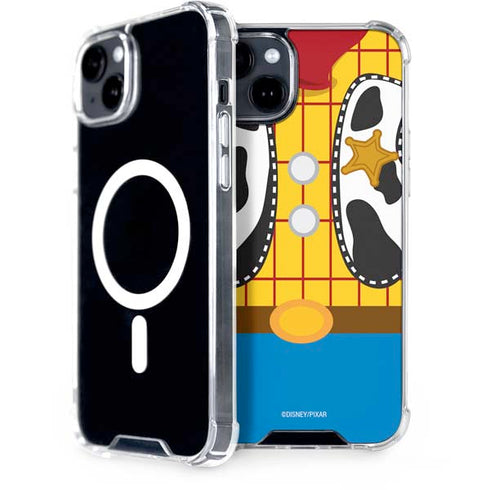 Disney Toy Story Woody Apparel iPhone 15 Plus MagSafe Case