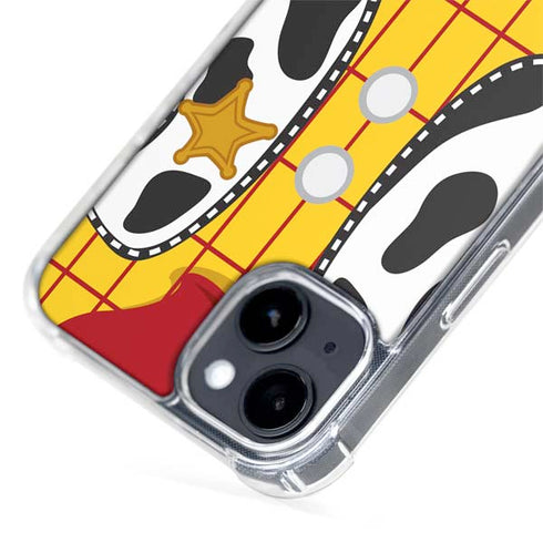 Disney Toy Story Woody Apparel iPhone 15 Plus MagSafe Case