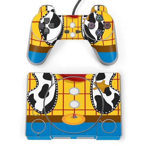 Disney Toy Story Woody Apparel PlayStation Classic Bundle Skin