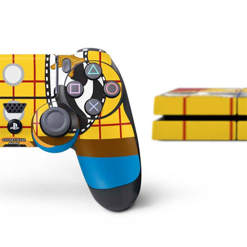 Disney Toy Story Woody Apparel PS4 Console and Controller Bundle Skin