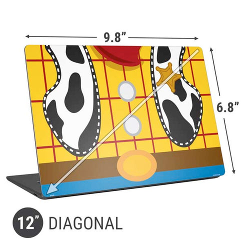 Disney Toy Story Woody Apparel Universal Laptop 12in (9.8 x 6.8in) Skin