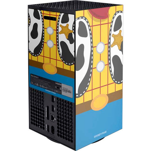 Disney Toy Story Woody Apparel Xbox Series X Console Skin