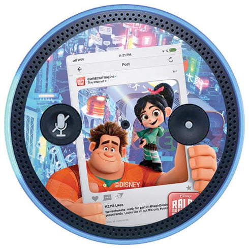 Disney Wreck-it Ralph and Vanellope Instagram Pose Amazon Echo Skin