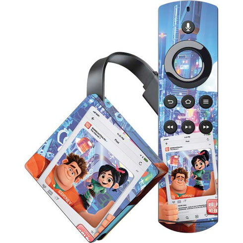 Disney Wreck-it Ralph and Vanellope Instagram Pose Amazon Fire TV Skin