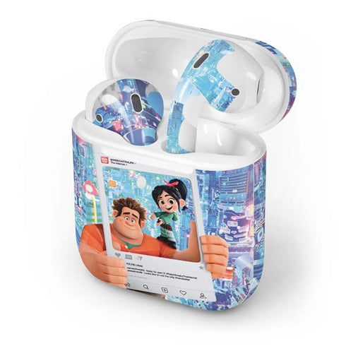 Disney Wreck-it Ralph and Vanellope Instagram Pose Apple AirPods 2 Skin