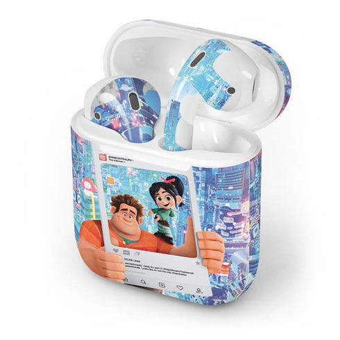 Disney Wreck-it Ralph and Vanellope Instagram Pose Apple AirPods Skin