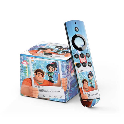 Disney Wreck-it Ralph and Vanellope Instagram Pose Fire TV Cube Skin