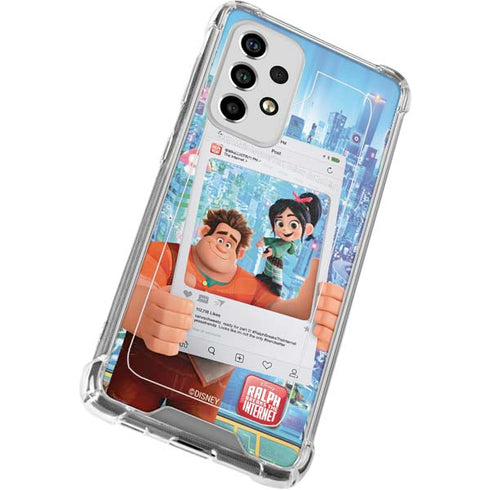 Disney Wreck-it Ralph and Vanellope Instagram Pose Galaxy A33 5G Clear Case