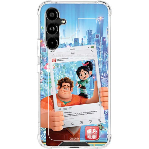 Disney Wreck-it Ralph and Vanellope Instagram Pose Galaxy A54 5G Clear Case