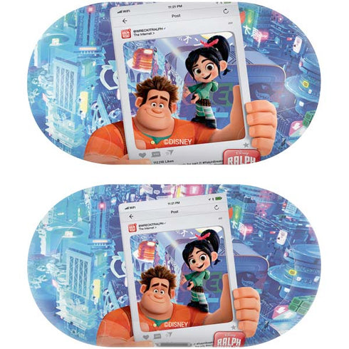 Disney Wreck-it Ralph and Vanellope Instagram Pose Galaxy Buds Plus Skin