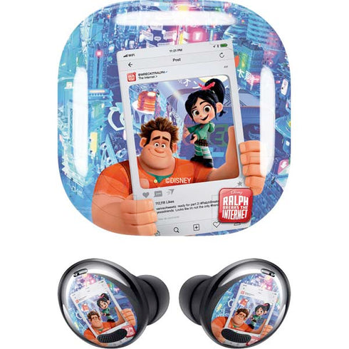 Disney Wreck-it Ralph and Vanellope Instagram Pose Galaxy Buds Pro Skin