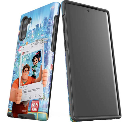 Disney Wreck-it Ralph and Vanellope Instagram Pose Galaxy Note 10 Pro Case