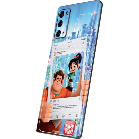 Disney Wreck-it Ralph and Vanellope Instagram Pose Galaxy Note20 5G Skin