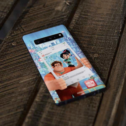 Disney Wreck-it Ralph and Vanellope Instagram Pose Galaxy S10 Skin