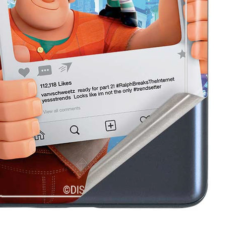 Disney Wreck-it Ralph and Vanellope Instagram Pose Galaxy S20 Fan Edition Skin