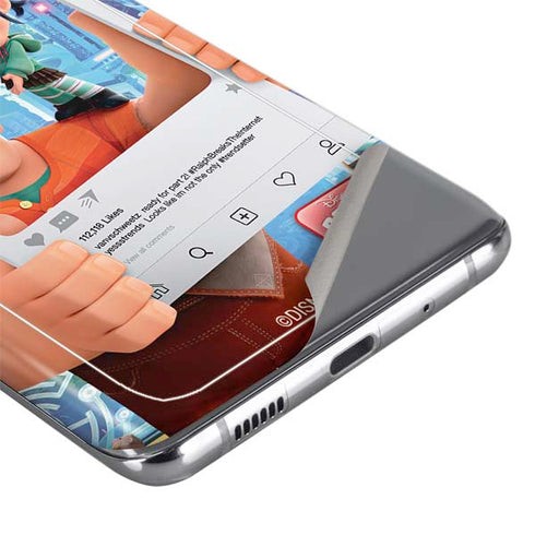 Disney Wreck-it Ralph and Vanellope Instagram Pose Galaxy S20 Plus Skin