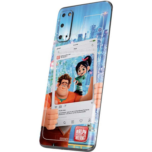 Disney Wreck-it Ralph and Vanellope Instagram Pose Galaxy S20 Skin
