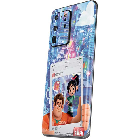 Disney Wreck-it Ralph and Vanellope Instagram Pose Galaxy S20 Ultra 5G Skin