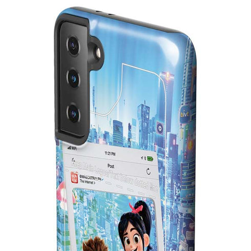 Disney Wreck-it Ralph and Vanellope Instagram Pose Galaxy S21 FE Pro Case