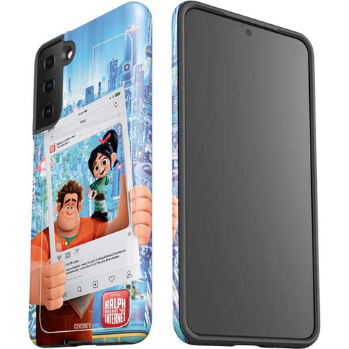 Disney Wreck-it Ralph and Vanellope Instagram Pose Galaxy S21 Plus 5G Pro Case
