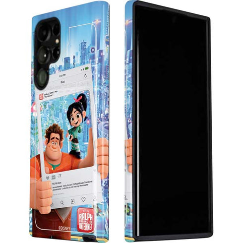 Disney Wreck-it Ralph and Vanellope Instagram Pose Galaxy S22 Ultra Pro Case