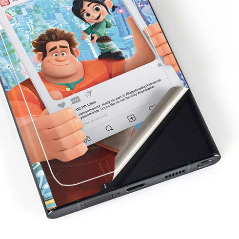 Disney Wreck-it Ralph and Vanellope Instagram Pose Galaxy S22 Ultra Skin