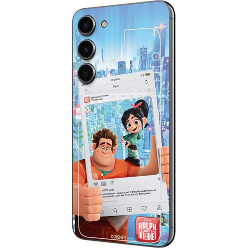 Disney Wreck-it Ralph and Vanellope Instagram Pose Galaxy S23 Plus Skin