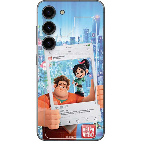 Disney Wreck-it Ralph and Vanellope Instagram Pose Galaxy S23 Skin