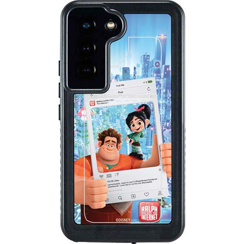 Disney Wreck-it Ralph and Vanellope Instagram Pose Galaxy S23 Waterproof Case