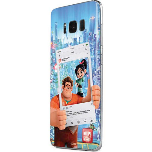 Disney Wreck-it Ralph and Vanellope Instagram Pose Galaxy S8 Plus Skin