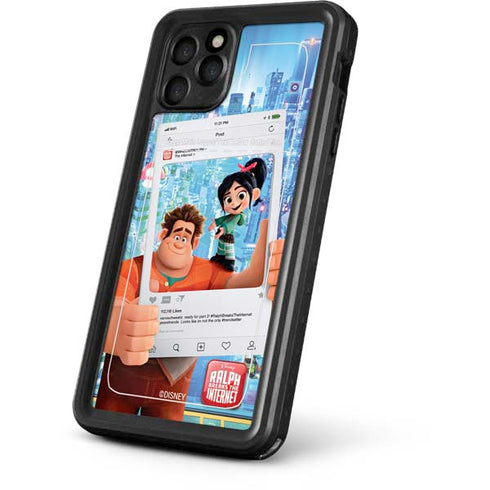 Disney Wreck-it Ralph and Vanellope Instagram Pose iPhone 11 Pro Max Waterproof Case