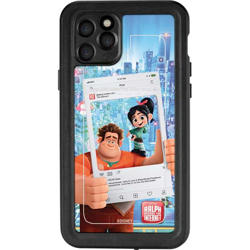 Disney Wreck-it Ralph and Vanellope Instagram Pose iPhone 11 Pro Waterproof Case