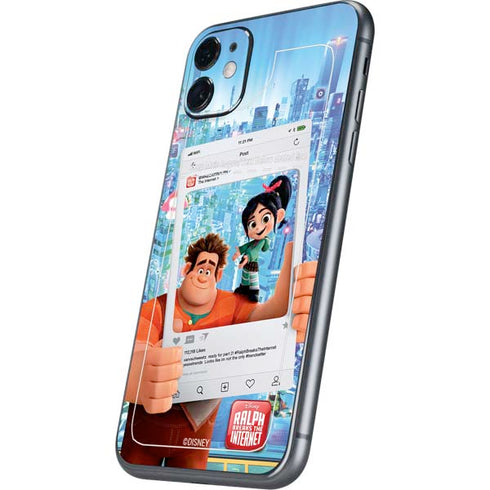 Disney Wreck-it Ralph and Vanellope Instagram Pose iPhone 11 Skin