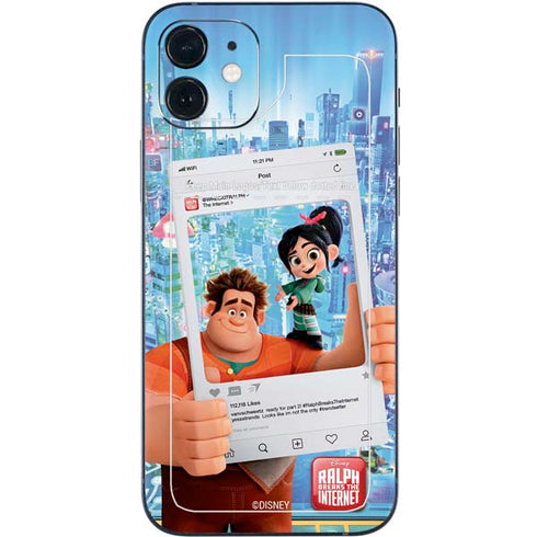 Disney Wreck-it Ralph and Vanellope Instagram Pose iPhone 12 Mini Skin